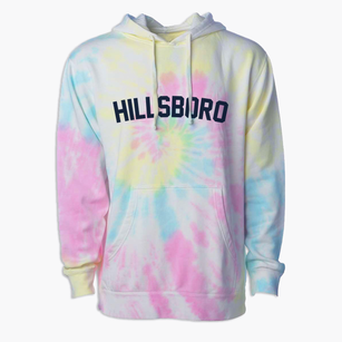 Hillsboro Ohio Classic Curve Premium Tie-Dye Hoodie