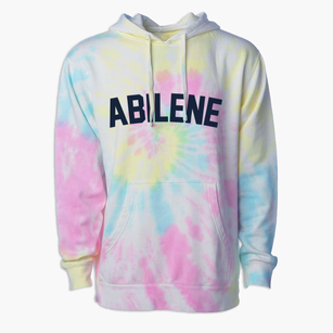 Abilene Kansas Classic Curve Premium Tie-Dye Hoodie