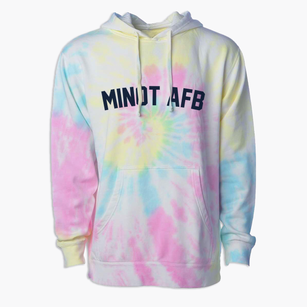 Minot Afb North Dakota Classic Curve Premium Tie-Dye Hoodie