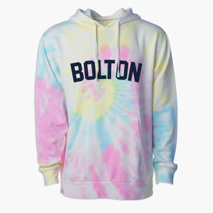 Bolton Massachusetts Classic Curve Premium Tie-Dye Hoodie