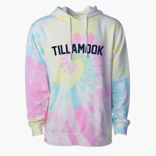 Tillamook Oregon Classic Curve Premium Tie-Dye Hoodie