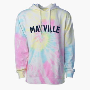 Mayville Wisconsin Classic Curve Premium Tie-Dye Hoodie