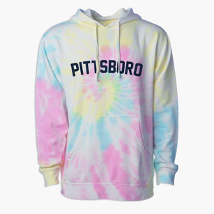 Pittsboro North Carolina Classic Curve Premium Tie-Dye Hoodie