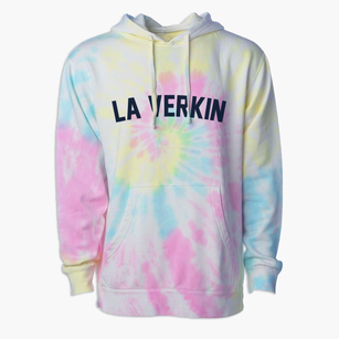 La Verkin Utah Classic Curve Premium Tie-Dye Hoodie