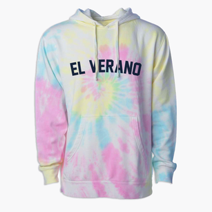 El Verano California Classic Curve Premium Tie-Dye Hoodie