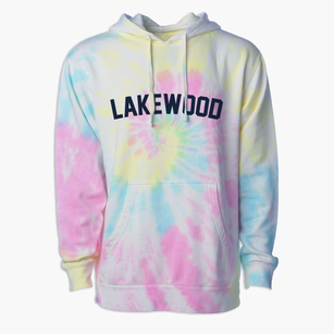 Lakewood Ohio Classic Curve Premium Tie-Dye Hoodie