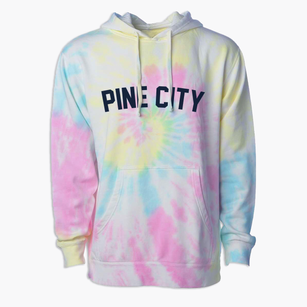 Pine City Minnesota Classic Curve Premium Tie-Dye Hoodie