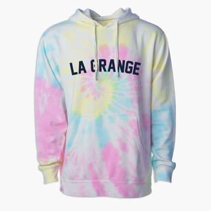 La Grange North Carolina Classic Curve Premium Tie-Dye Hoodie