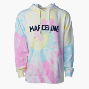 Marceline Missouri Classic Curve Premium Tie-Dye Hoodie