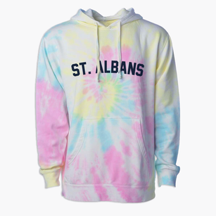 St. Albans Maine Classic Curve Premium Tie-Dye Hoodie