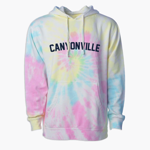 Canyonville Oregon Classic Curve Premium Tie-Dye Hoodie