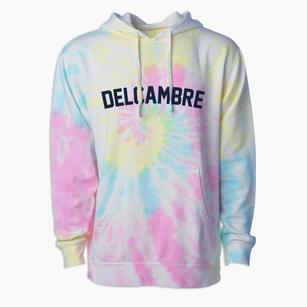 Delcambre Louisiana Classic Curve Premium Tie-Dye Hoodie