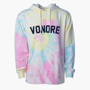 Vonore Tennessee Classic Curve Premium Tie-Dye Hoodie