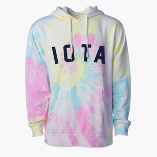 Iota Louisiana Classic Curve Premium Tie-Dye Hoodie