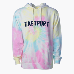 Eastport Maine Classic Curve Premium Tie-Dye Hoodie