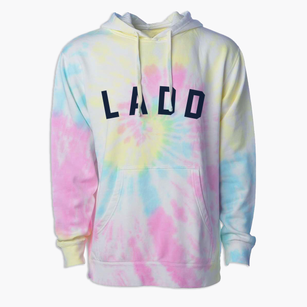 Ladd Illinois Classic Curve Premium Tie-Dye Hoodie