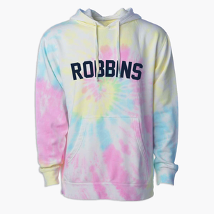 Robbins North Carolina Classic Curve Premium Tie-Dye Hoodie