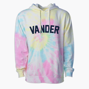 Vander North Carolina Classic Curve Premium Tie-Dye Hoodie