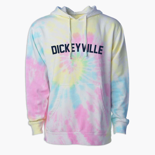 Dickeyville Wisconsin Classic Curve Premium Tie-Dye Hoodie
