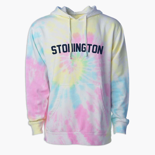 Stonington Maine Classic Curve Premium Tie-Dye Hoodie