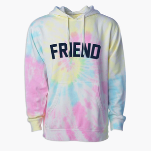 Friend Nebraska Classic Curve Premium Tie-Dye Hoodie