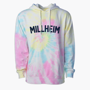 Millheim Pennsylvania Classic Curve Premium Tie-Dye Hoodie