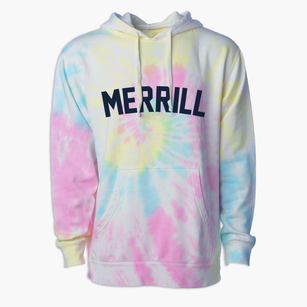 Merrill Oregon Classic Curve Premium Tie-Dye Hoodie