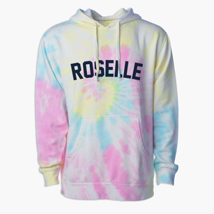 Roselle New Jersey Classic Curve Premium Tie-Dye Hoodie