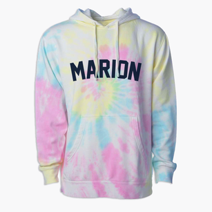 Marion Utah Classic Curve Premium Tie-Dye Hoodie