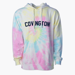 Covington Oklahoma Classic Curve Premium Tie-Dye Hoodie