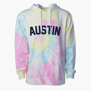 Austin Pennsylvania Classic Curve Premium Tie-Dye Hoodie