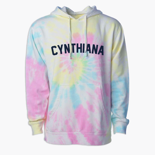 Cynthiana Indiana Classic Curve Premium Tie-Dye Hoodie