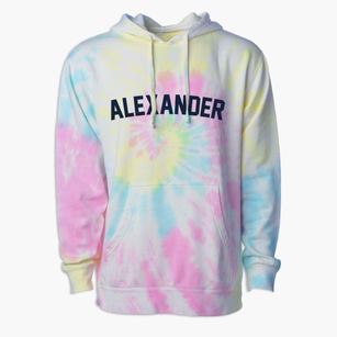 Alexander Maine Classic Curve Premium Tie-Dye Hoodie