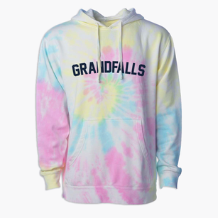 Grandfalls Texas Classic Curve Premium Tie-Dye Hoodie