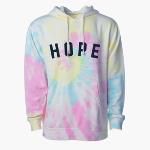 Hope Kansas Classic Curve Premium Tie-Dye Hoodie