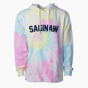 Saginaw Missouri Classic Curve Premium Tie-Dye Hoodie