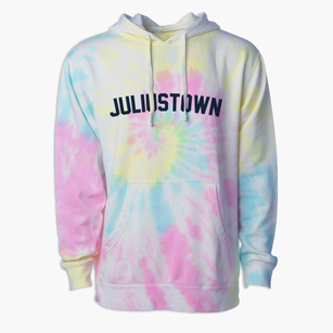 Juliustown New Jersey Classic Curve Premium Tie-Dye Hoodie