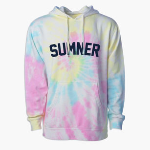 Sumner Mississippi Classic Curve Premium Tie-Dye Hoodie
