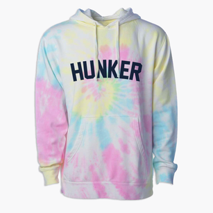 Hunker Pennsylvania Classic Curve Premium Tie-Dye Hoodie