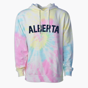 Alberta Virginia Classic Curve Premium Tie-Dye Hoodie