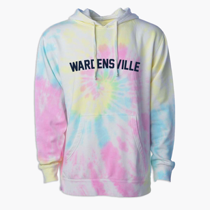 Wardensville West Virginia Classic Curve Premium Tie-Dye Hoodie
