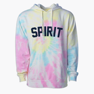 Spirit Wisconsin Classic Curve Premium Tie-Dye Hoodie