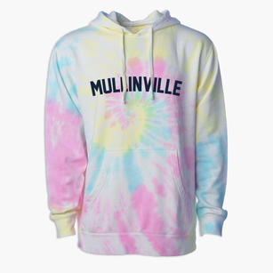 Mullinville Kansas Classic Curve Premium Tie-Dye Hoodie