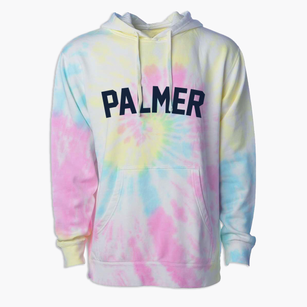 Palmer Illinois Classic Curve Premium Tie-Dye Hoodie