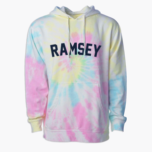 Ramsey New Jersey Classic Curve Premium Tie-Dye Hoodie
