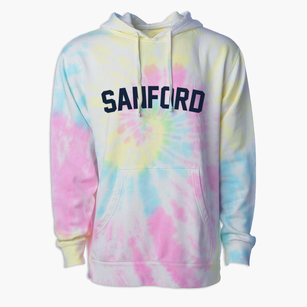 Sanford Virginia Classic Curve Premium Tie-Dye Hoodie