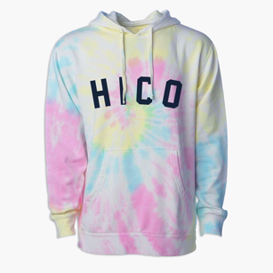Hico West Virginia Classic Curve Premium Tie-Dye Hoodie