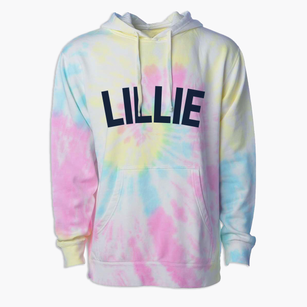 Lillie Louisiana Classic Curve Premium Tie-Dye Hoodie