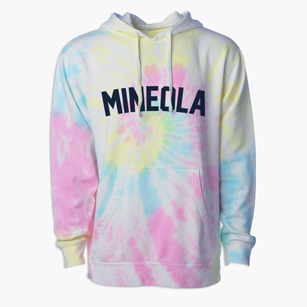 Mineola Iowa Classic Curve Premium Tie-Dye Hoodie