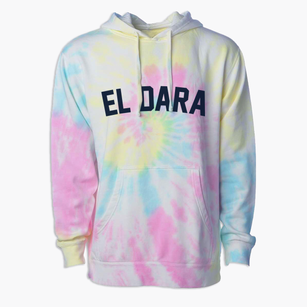 El Dara Illinois Classic Curve Premium Tie-Dye Hoodie